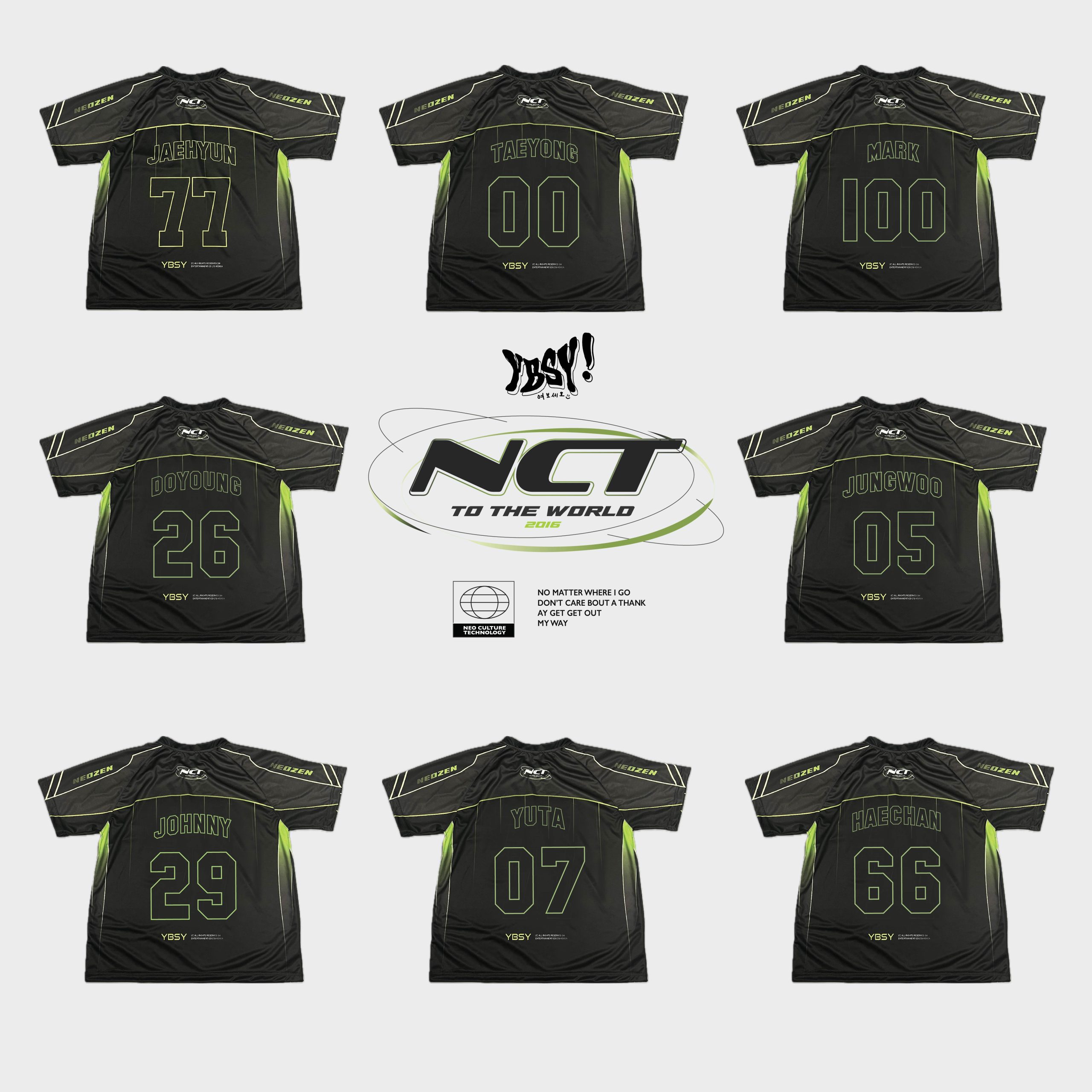 YBSY – NCT 127 Jerseys (pick members!) – ybsyworldwide.com
