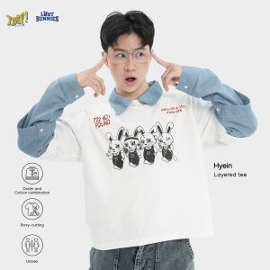 YBSY LOST BUNNIES – HYEIN LAYERED TEE