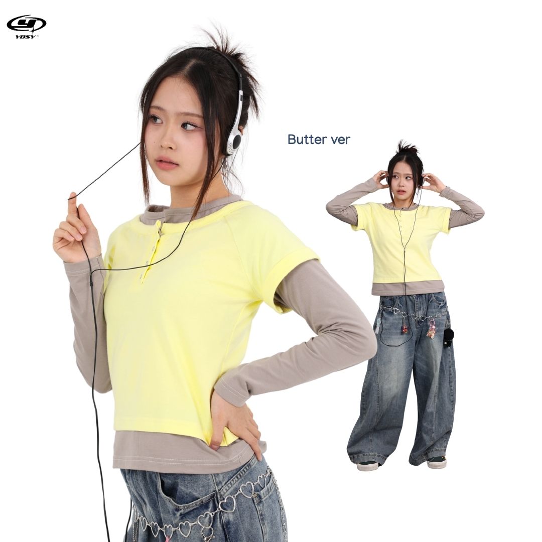 YBSY - Yeon Y2k Layered Tee - Image 4