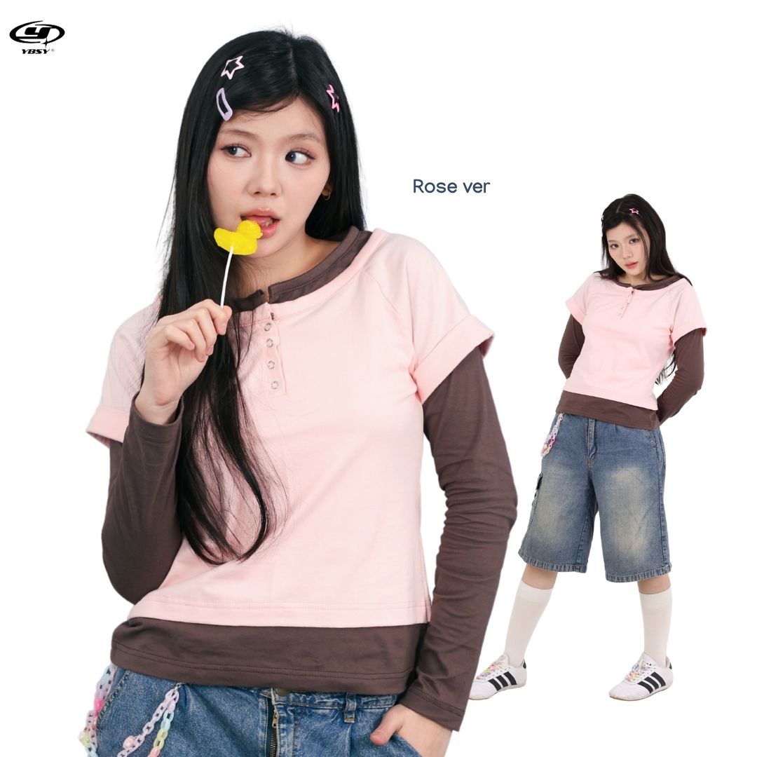 YBSY - Yeon Y2k Layered Tee - Image 3