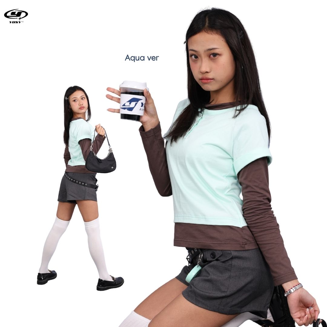 YBSY - Yeon Y2k Layered Tee - Image 2